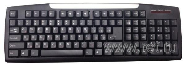 Клавиатура 3Cott KB-150, USB, черный