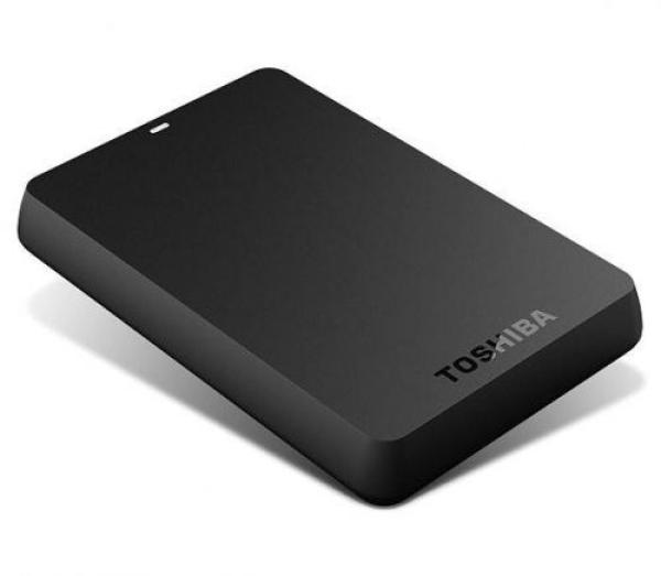 Жесткий диск внешний 2.5" USB3.0  1TB Toshiba Stor.e Basics (HDTB110EK3BA), 5400rpm, microUSB B, компактный, черный