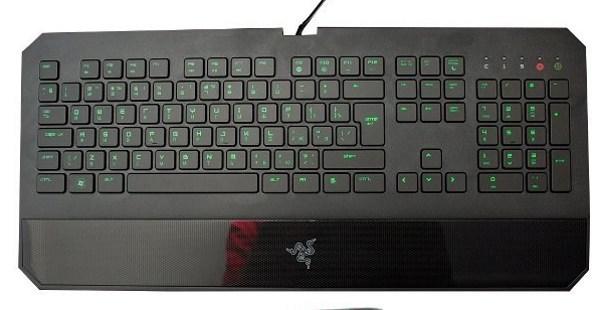 Клавиатура Razer DeathStalker, USB, подставка для запястий, подсветка, программируемая, черный