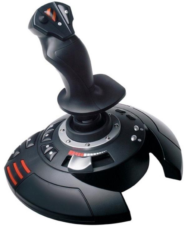 Джойстик для PC/PS3 Thrustmaster T.Flight Stick X, USB, 12 кнопок, поворотная рукоятка, переключатель видов, движок тяги, черный, 2960694/4160526