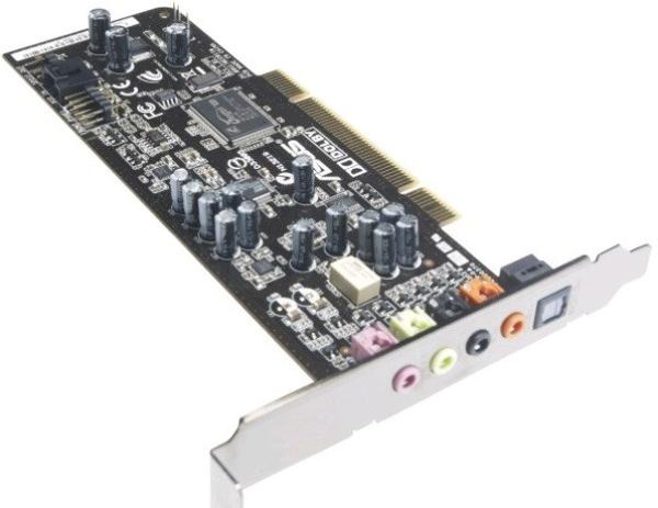 Звуковая карта ASUS Xonar DG, PCI, аудио входы линейный/ микрофонный, выход SPDIF Optical, A3D1.0/DirectSound/DirectSound 3D/Dolby Digital 5.1/EAX2.0/OpenAL