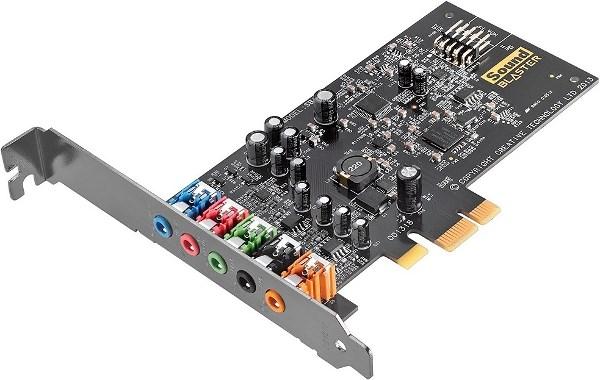 Звуковая карта Creative Audigy FX (SB1570), PCI-Ex1, аудио входы линейный/ микрофонный, выходы 5.1/ 2 линейных/ на наушники, EAX5.0
