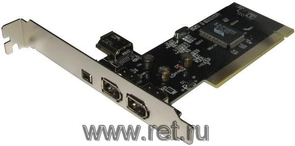 Контроллер IEEE1394 AgeStar AS-PF31-V7, PCI, 2*Ext, 1*Int, retail