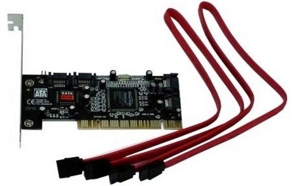Контроллер SATA Espada FG-SA3114-4IR-01-CT01, PCI, 4*SATA, RAID 0 0+1 1, retail