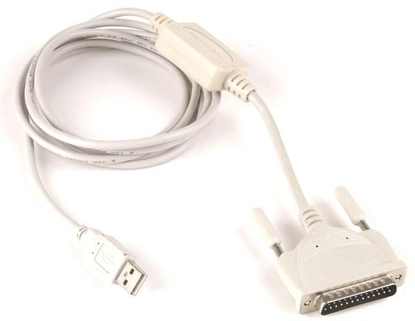 Переходник USB AM-COM Gembird UAS112, RS232, DB25M