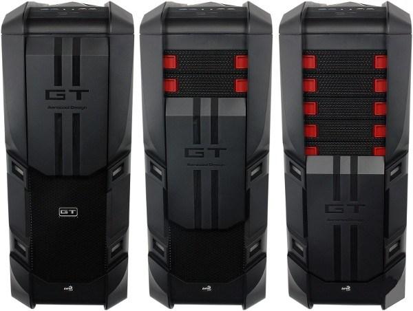 Корпус ATX FullTower Aerocool GT-S Black Edition, без БП, 5*5.25"+0(7)*2.5"/3.5", Audio/2*USB2.0/2*USB3.0, 3(6) вент. LED, черный