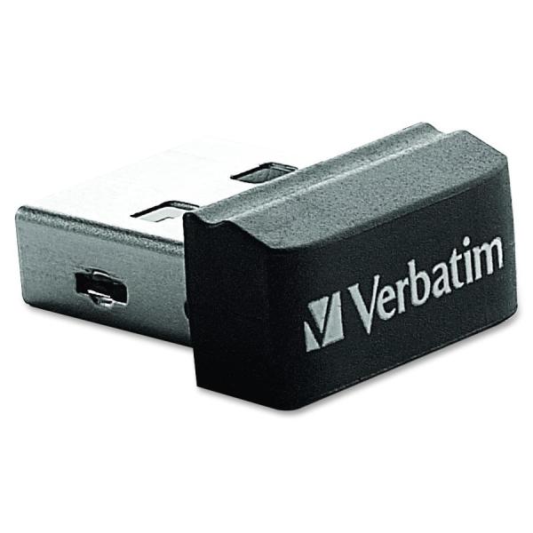 Флэш-накопитель USB2.0   8GB Verbatim Audio 43946, 10/3MB/s, компактный, черный