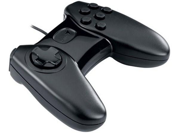 Игровой манипулятор GamePad для PC Genius MaxFire G-08X2, USB, 8 позиций, 6 кнопок, 2 триггера, программируемый, черный