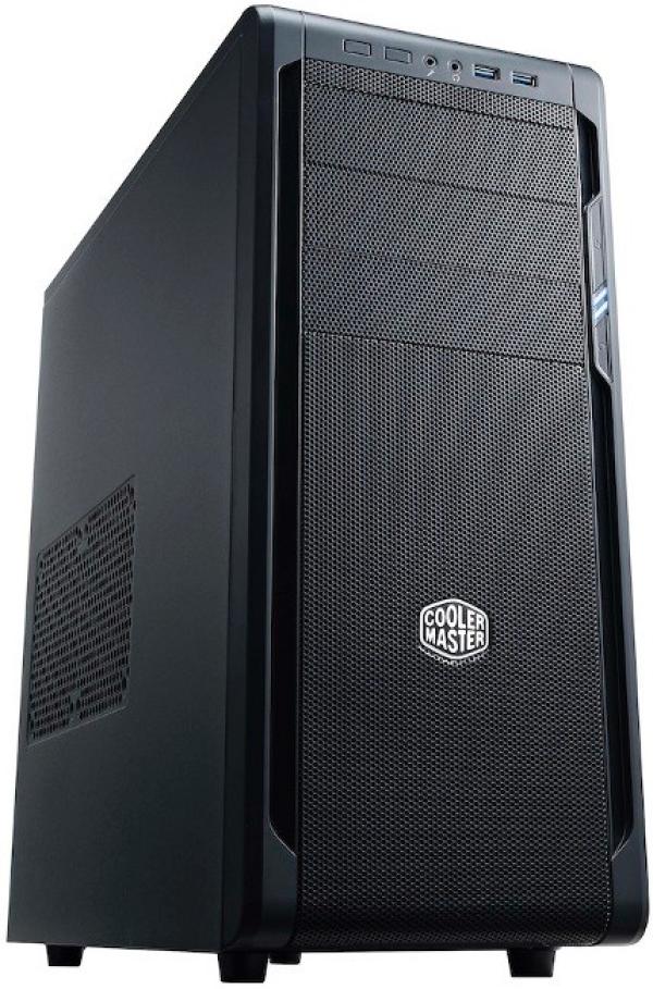 Корпус ATX MidiTower CoolerMaster N500 (NSE-500-KKN2), без БП, 3*5.25"+0(4)*3.5"+0(4)*2.5", Audio/2*USB2.0/2*USB3.0, 2(10) вент., черный