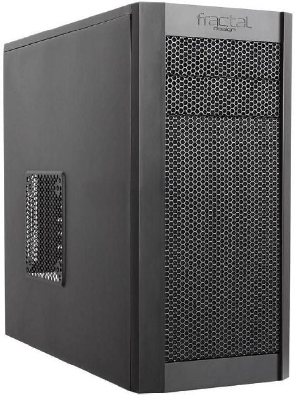 Корпус ATX MidiTower Fractal CORE 3000 (FD-CA-CORE-3000-BL), без БП, 1*5.25"+1*5.25"/3.5"+0(6)*3.5", Audio/4*USB2.0, 3(7) вент., черный