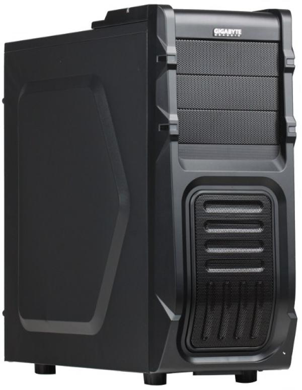 Корпус ATX MidiTower Gigabyte Luxo M10, без БП, 3*5.25"+0(8)*3.5", Audio/2*USB3.0, 4(6) вент., черный