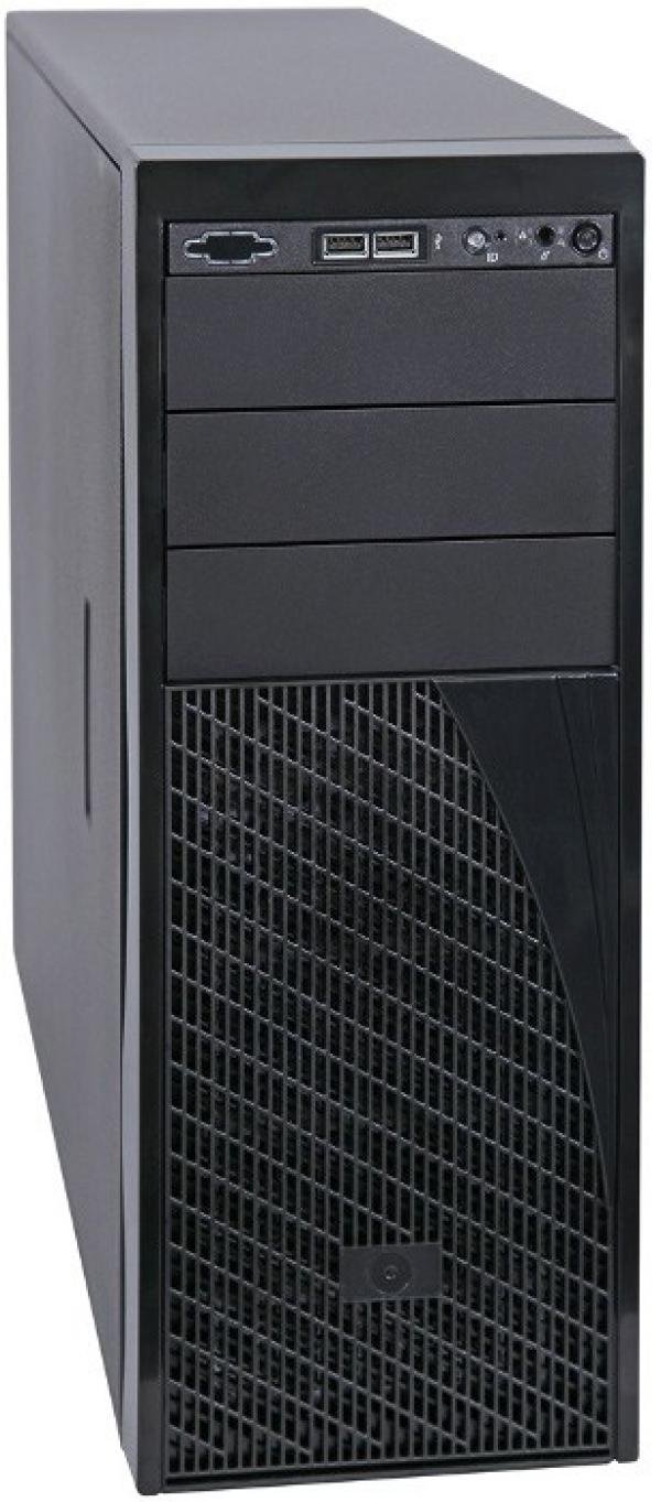 Корпус ATX MidiTower Intel P4304XXSHCN, 365Вт, P4 24+8pin, 3*5.25"+0(4)*3.5", 2*USB2.0, 1(1) вент., черный, 4U