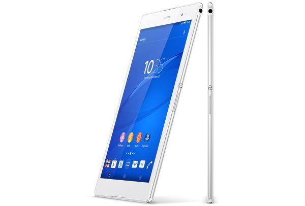 Планшет  8" Sony Xperia Tablet Z3 Compact (SGP611RU), 1920*1200, Qualcomm 2.5ГГц , 16GB, GPS, ИК, BT, WiFi, SD-micro/SDHC-micro, 2 камеры 8.1/2.2Мпикс, Android 4.4, 213.3*123.6*6.4мм, 270г, белый
