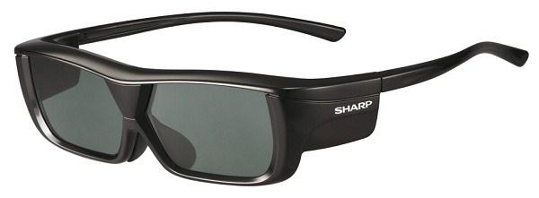 Очки 3D Sharp AN3DG20B, для телевизоров Sharp AQUOS, черный