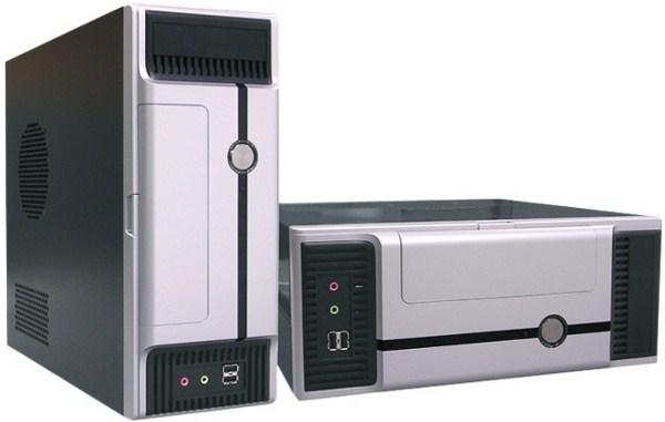 Корпус mATX Desktop Yeong Yang A214BK/S, 300Вт Delta, P4 20+4pin, 1*5.25"+1(1)*3.5", Audio/2*USB2.0, 2(2) вент., TAC1.1, черный-серебристый