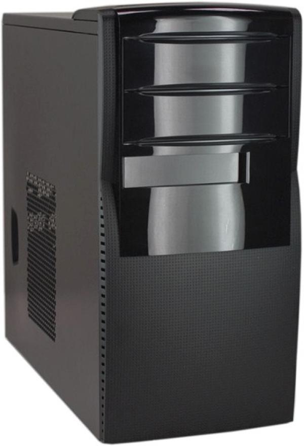 Корпус mATX MiniTower Yeong Yang YY-3609BK, 350Вт, P4 20+4pin, 2*5.25"+1(2)*3.5", Audio/2*USB2.0, без вентиляторов (2 места), TAC2.0, глянцевый черный