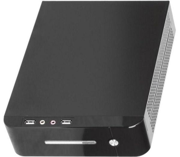 Корпус Mini-ITX Desktop JNC Q1, БП внешний 65Вт, 0(1)*2.5", Audio/2*USB2.0, без вентиляторов (1 место), черный