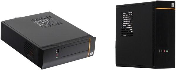Корпус Mini-ITX Desktop Winsis WT-02, 200Вт, P4 24+4pin, 1*5.25"+0(1)*3.5", Audio/2*USB2.0, без вентиляторов (1 место), черный