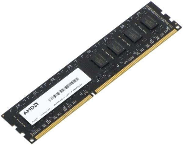 Оперативная память DIMM DDR3  4GB, 1600МГц (PC12800) AMD R534G1601U1S-UO, CL 11-11-11-28
