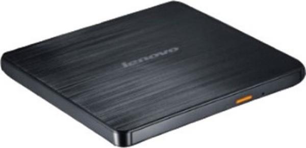 Привод DVD-RW внешний тонкий Lenovo DB65 (888015471), USB2.0, DVD-Dual 8/8, DVD 8/8/8/8/8, DVD-RAM 5, CD 24/24, без БП, черный