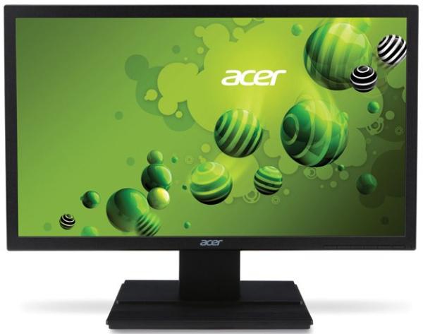 Монитор ЖК 24" Acer V246HLbd, TCO6.0, 1920*1080 LED, 16:9, 250кд, DC 1000000:1, 5мс, TN, 170/160, DVI, HDCP, черный