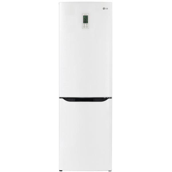 Холодильник LG GA-B379SVQA, морозилка внизу, 178л + 86л, 1 компрессор, No frost, белый