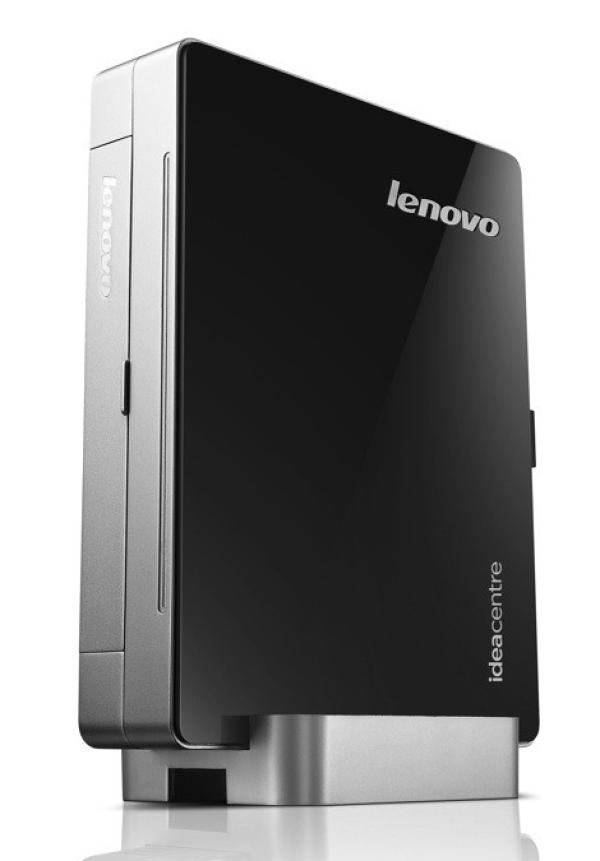Компьютер неттоп Lenovo IdeaCentre Q190 (57-312191), Celeron 887 1.5 Dual Core / Звук Видео HDMI WiFi LAN1Gb /DDR3 2GB/500GB/MMC/MS/MS Pro/SD/SDHC/SDXC/65Вт 4USB2.0/2USB3.0 Audio черный-серебристый