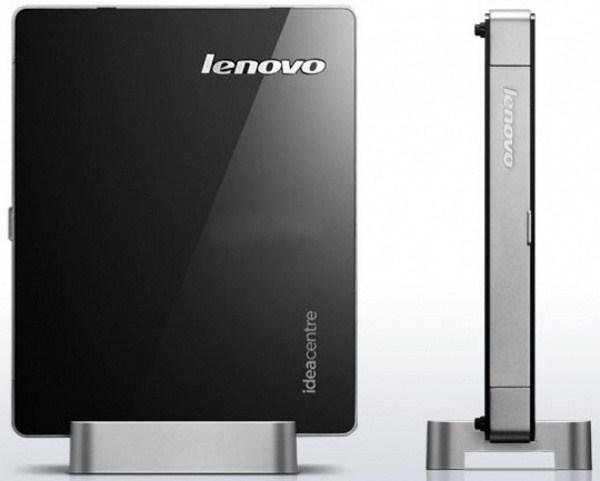 Компьютер неттоп Lenovo IdeaCentre Q190 (57-316613), Celeron 1017U 1.6/ звук HDMI/VGA WiFi LAN1Gb / DDR3 2GB/ 500GB/ MMC/MS/MS Pro/SD/SDHC/SDXC/ USB черный-серебристый DOS