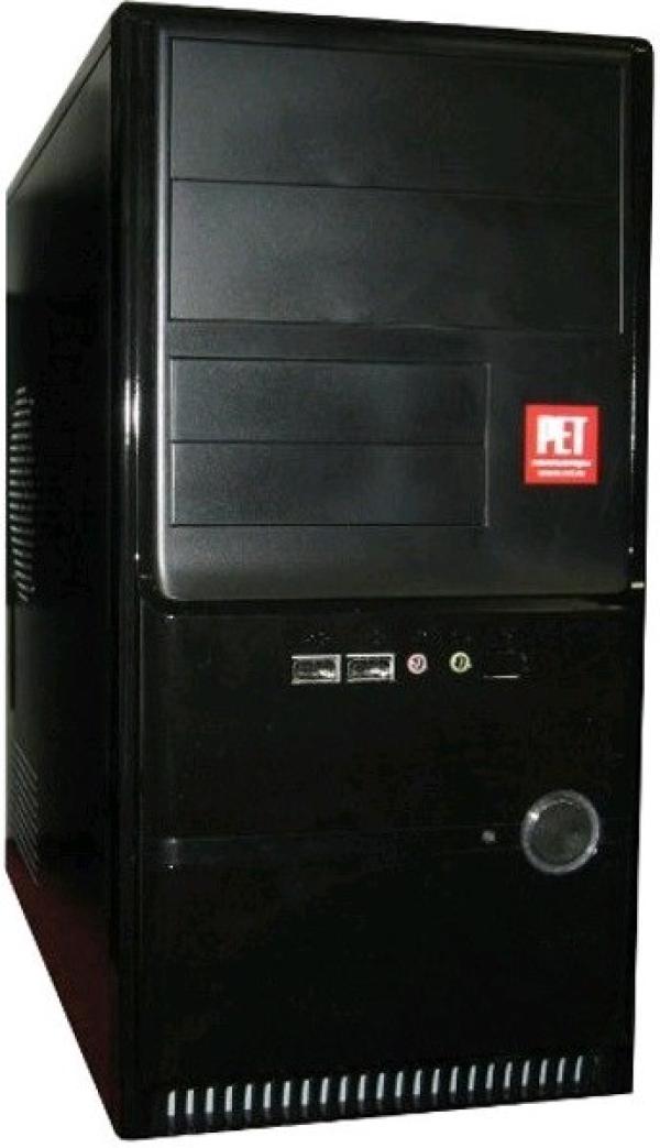 Компьютер РЕТ, Celeron G1620 2.7 5ГТ/с/ ASUS H61M Звук Видео DVI/VGA LAN1Gb/ DDR3 2GB/ 500GB / YY mATX 350Вт USB2.0 Audio черный