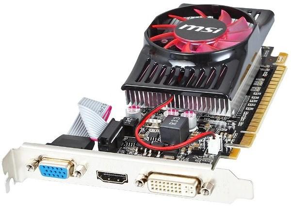 Видеокарта PCI-E Gf GT620 MSI N620GT-MD2GD3/LP, 2GB GDDR3 64bit 700/1000МГц, PCI-E2.0, HDCP, DVI/HDMI/VGA, Low profile