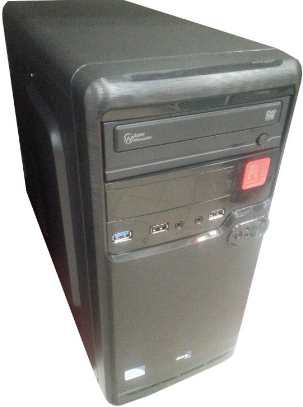 Компьютер РЕТ, Pentium G2020 2.9/ ASUS H61M Звук Видео LAN1Gb/ DDR3 4GB/ 500GB / DVD-RW/ Aerocool mATX 350Вт USB2.0 Audio черный-серебристый