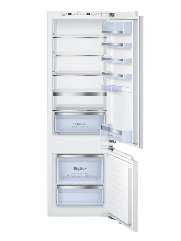 Холодильник встраиваемый Bosch KIS87AF30R, морозилка внизу, 211л + 61л, 1 компрессор, белый