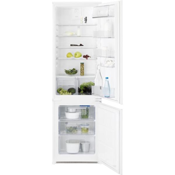 Холодильник встраиваемый Electrolux ENN92811BW, морозилка внизу, 202л + 75л, 1 компрессор, белый