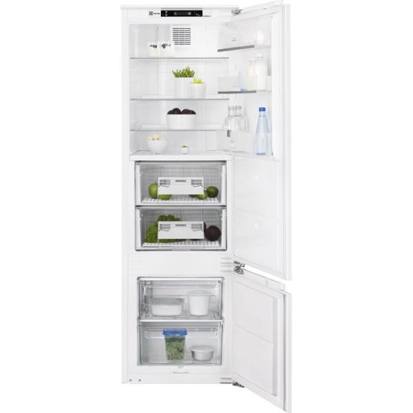 Холодильник встраиваемый Electrolux ENG2793AOW, 193л + 47л, 2 компрессор, белый