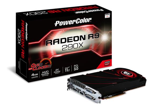 Видеокарта PCI-E Radeon R9 290X PowerColor AXR9 290X 4GBD5-MDHG/OC, 4GB GDDR5 512bit 1030/5000МГц, PCI-E3.0, HDCP, DisplayPort/2DVI/HDMI, CrossFireX, 290Вт