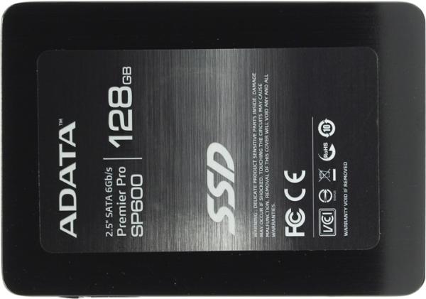 Накопитель SSD 2.5" SATA  128GB A-Data Premier Pro SP600 ASP600S3-128GM-C, SATAIII, MLC, 360/135MB/s, NCQ