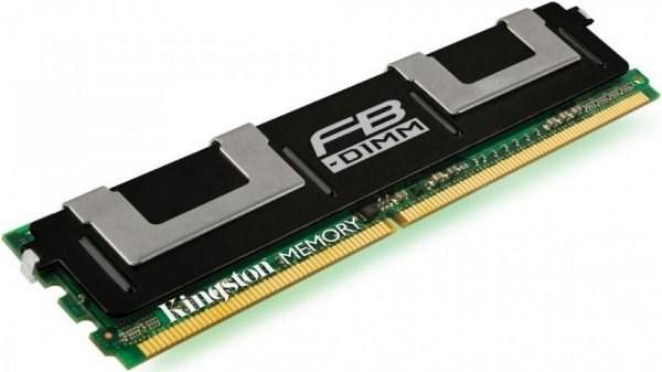 Оперативная память DIMM DDR2 ECC FB 4GB,  667МГц (PC5300) Kingston KVR667D2D4F5/4G, радиатор, черный-серебристый