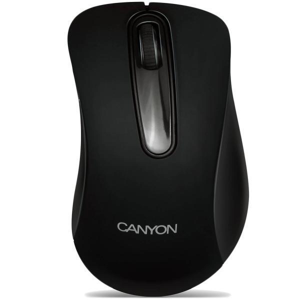 Мышь оптическая Canyon CNE-CMS2, USB, 3 кнопки, колесо, 800dpi, черный
