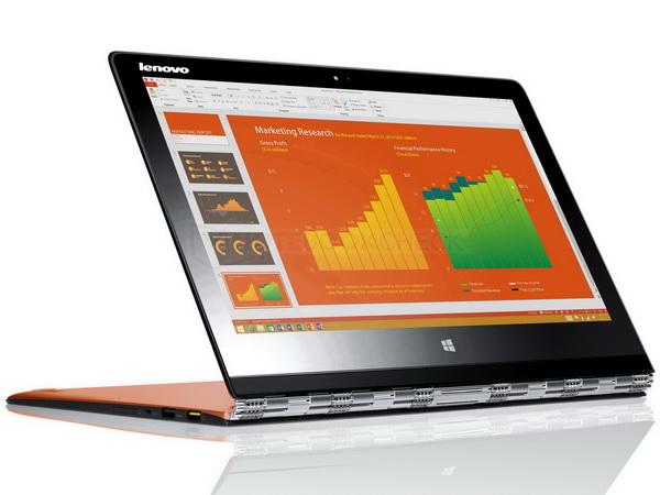 Ноутбук трансформер сенсорный Lenovo IdeaPad Yoga 3 Pro 80HE00HNRK оранжевый