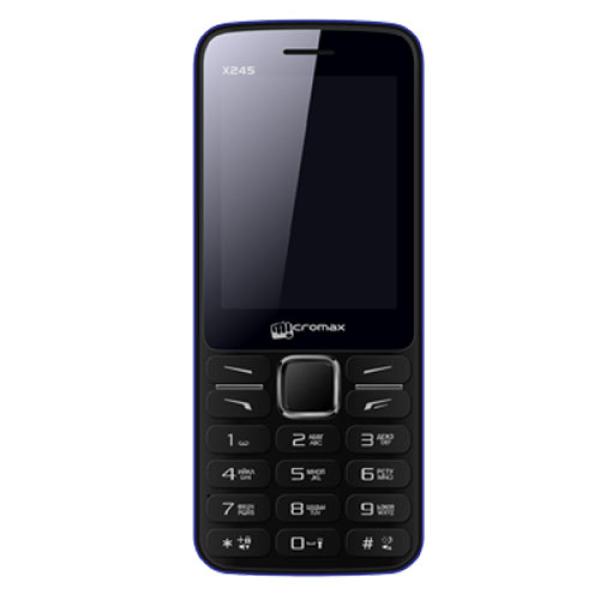 Мобильный телефон 2*SIM Micromax X245, GSM900/1800, 2.4" 320*240, камера 0.3Мпикс, SD-micro, MP3 плеер, FM радио, 49*120*12.7мм 100г, серый