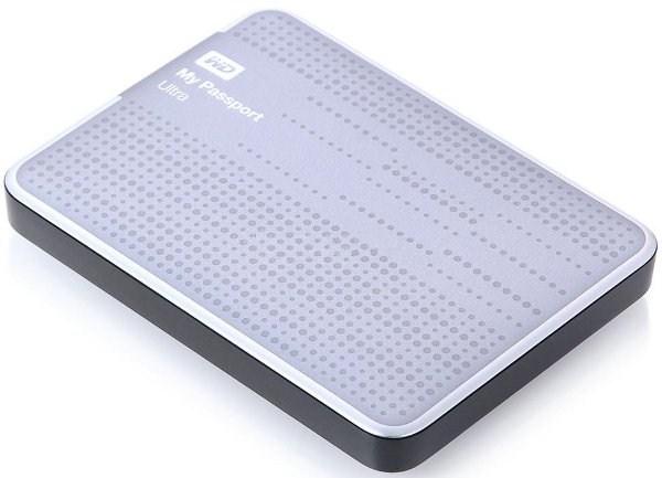Жесткий диск внешний 2.5" USB3.0  1TB WD My Passport Ultra WDBJNZ0010BTT-EEUE, 5400rpm, microUSB B, компактный, серый