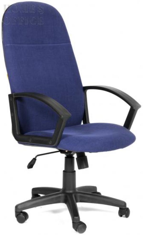 Кресло Chairman CH 289 NEW 10-362, синий, акрил, механизм качания TG, закругленные подлокотники, крестовина - пластик, регулировка высоты сиденья - газлифт, до 120кг