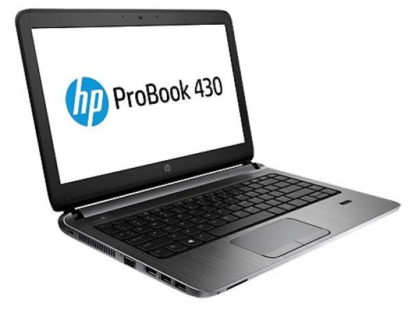 Ноутбук 13" HP ProBook 430 G2 (J4S79EA), Core i3-4030U 4GB 500GB iHD4400 DVD-RW USB2.0/2*USB3.0 LAN 3G WiFi BT HDMI/VGA камера SD/SDHC 2.35кг W7P черный