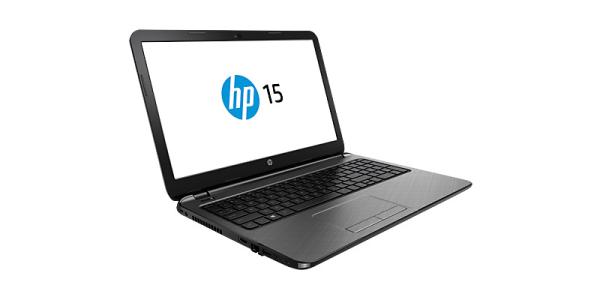 Ноутбук 15" HP 15-r272ur (M1L59EA), Celeron N2840 2.16 2GB 500GB DVD-RW 2USB2.0/USB3.0 LAN WiFi BT HDMI камера SD 2.23кг W8.1 черный