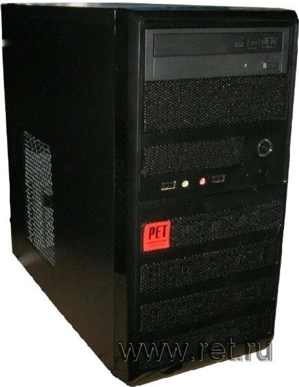 Компьютер РЕТ, Pentium G3420 3.2/ iH81 Звук Видео LAN1Gb/ DDR3 2GB/ 500GB / DVD-RW/ mATX 350Вт USB2.0 Audio черный-серебристый W7HP