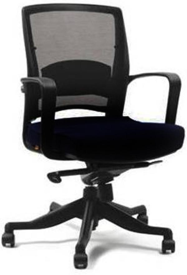 Кресло Chairman Е284 BL26-28, черный, ткань-сетка, механизм качания MB, закругленные подлокотники, крестовина - пластик, регулировка высоты -газлифт, до 100кг
