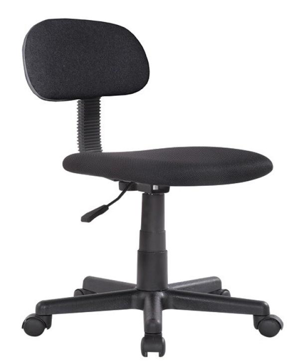 Кресло Crown СМСН-001, черный, акрил, без подлокотников, крестовина-пластик, регулировка высоты сидения-газлифт, до 120кг