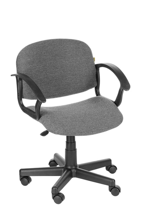 Кресло Формула Мозес В-40, серый, акрил, закругленные подлокотники, крестовина-пластик, регулировка высоты сиденья-газлифт, до 90кг