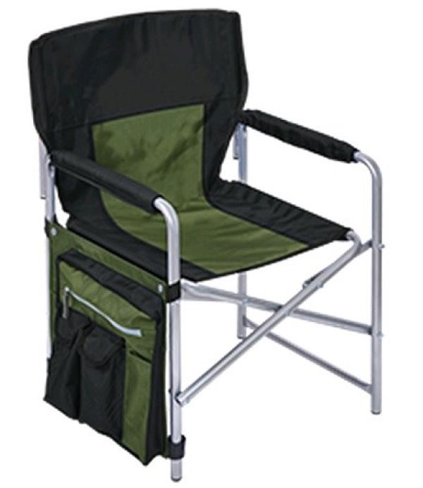 Кресло туристическое Nika КС2, черный, ткань с водоотталкивающей пропиткой, каркас-металл, складной, с подлокотниками, до 120кг