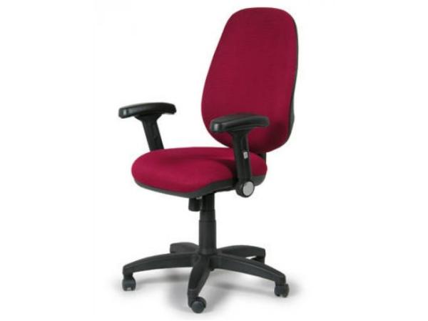 Кресло Chairman Антей JP 15-6, черно-бордовый, механизм качания ASIN, Т-образные подлокотники, крестовина-пластик, регулировка высоты сиденья - газлифт, до 100кг